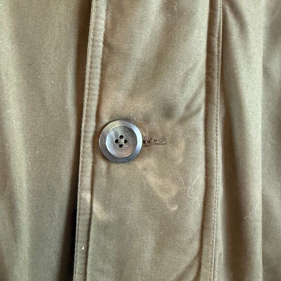 Vintage Eddie Bauer Green Superior Polar Parka Sheep Fur Hood Down Mens Size XL - Picture 6 of 16